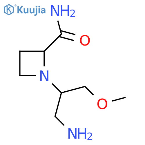 1-(1-amino-3-methoxypropan-2-yl)azetidine-2-carboxamide structure