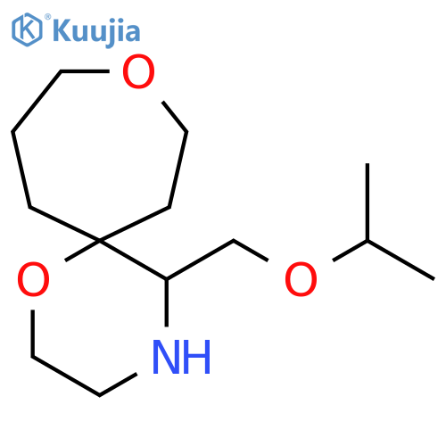 5-(propan-2-yloxy)methyl-1,9-dioxa-4-azaspiro5.6dodecane structure
