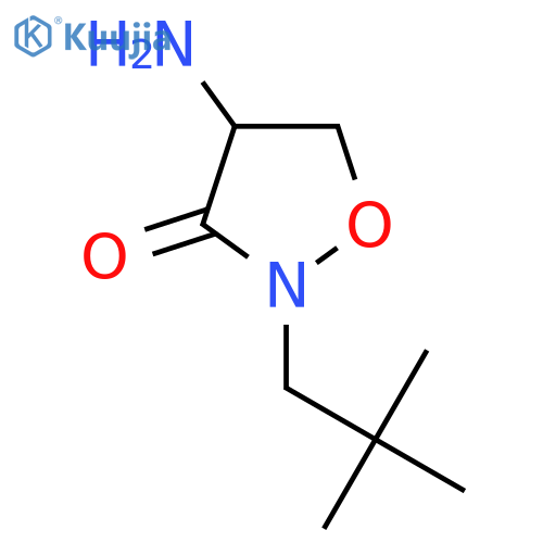 4-amino-2-(2,2-dimethylpropyl)-1,2-oxazolidin-3-one structure