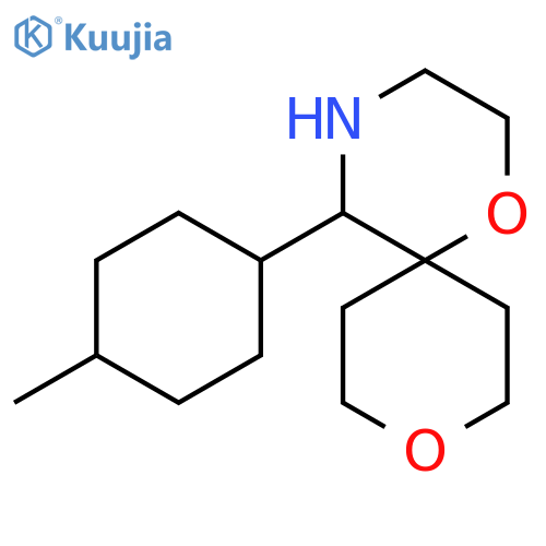 5-(4-methylcyclohexyl)-1,9-dioxa-4-azaspiro5.5undecane structure
