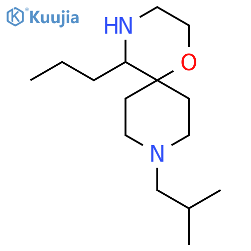 9-(2-methylpropyl)-5-propyl-1-oxa-4,9-diazaspiro5.5undecane structure