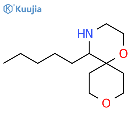 5-pentyl-1,9-dioxa-4-azaspiro5.5undecane structure