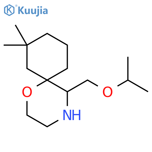 8,8-dimethyl-5-(propan-2-yloxy)methyl-1-oxa-4-azaspiro5.5undecane structure