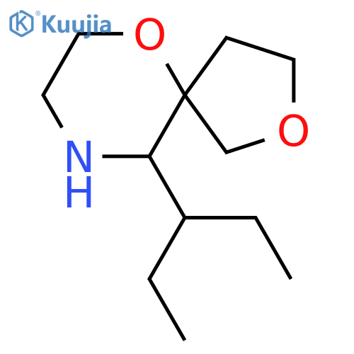 10-(pentan-3-yl)-2,6-dioxa-9-azaspiro4.5decane structure