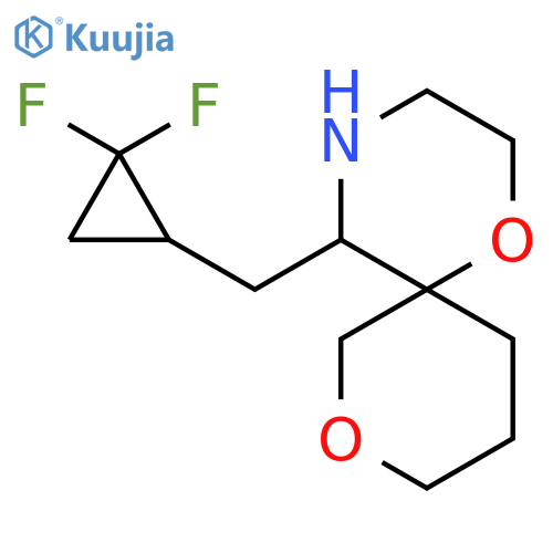 5-(2,2-difluorocyclopropyl)methyl-1,8-dioxa-4-azaspiro5.5undecane structure