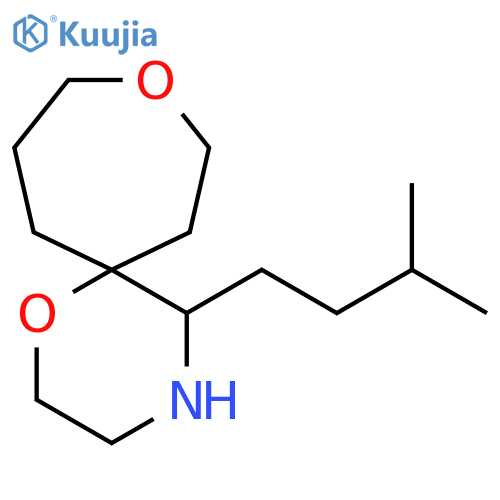5-(3-methylbutyl)-1,9-dioxa-4-azaspiro5.6dodecane structure