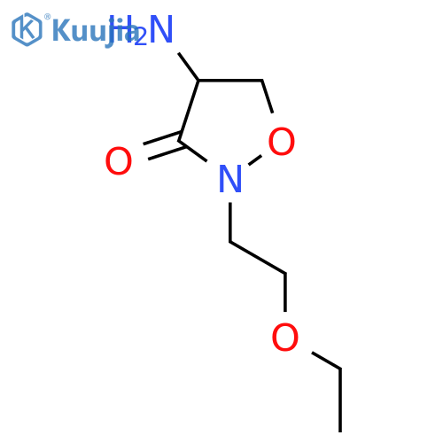 4-amino-2-(2-ethoxyethyl)-1,2-oxazolidin-3-one structure