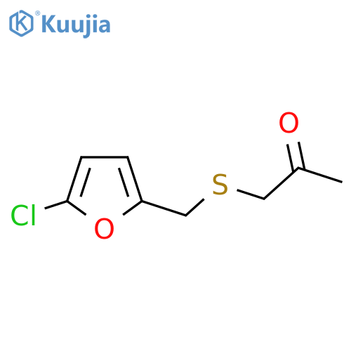 1-{(5-chlorofuran-2-yl)methylsulfanyl}propan-2-one structure