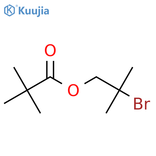 2-bromo-2-methylpropyl 2,2-dimethylpropanoate structure