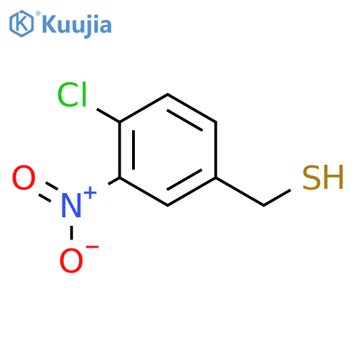 (4-chloro-3-nitrophenyl)methanethiol structure
