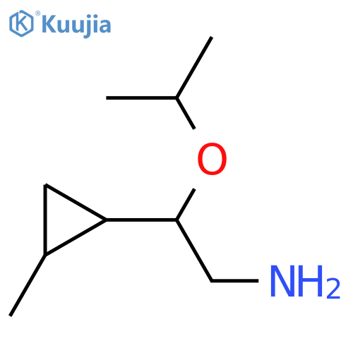 2-(2-methylcyclopropyl)-2-(propan-2-yloxy)ethan-1-amine structure
