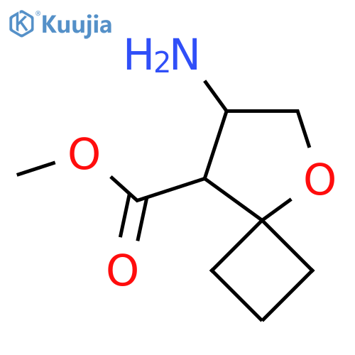 methyl 7-amino-5-oxaspiro3.4octane-8-carboxylate structure