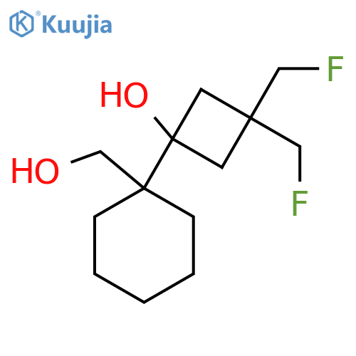 3,3-bis(fluoromethyl)-1-1-(hydroxymethyl)cyclohexylcyclobutan-1-ol structure