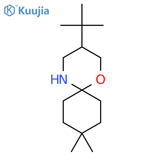 3-tert-butyl-9,9-dimethyl-1-oxa-5-azaspiro5.5undecane structure