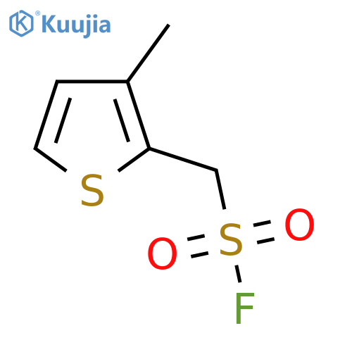 (3-methylthiophen-2-yl)methanesulfonyl fluoride structure