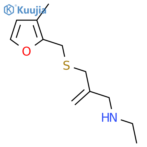 ethyl2-({(3-methylfuran-2-yl)methylsulfanyl}methyl)prop-2-en-1-ylamine structure