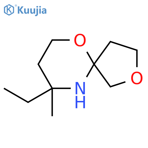 9-ethyl-9-methyl-2,6-dioxa-10-azaspiro4.5decane structure