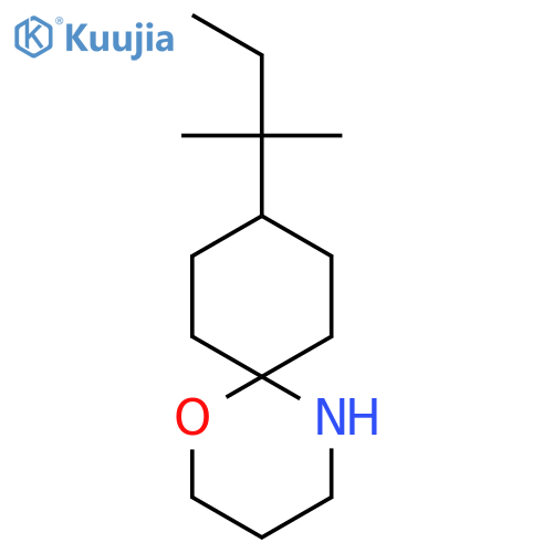 9-(2-methylbutan-2-yl)-1-oxa-5-azaspiro5.5undecane structure