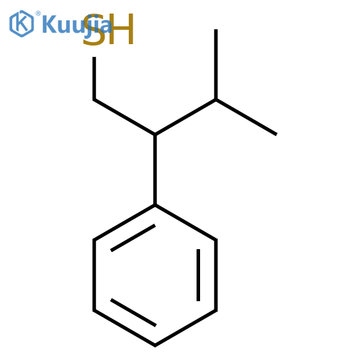 3-methyl-2-phenylbutane-1-thiol structure