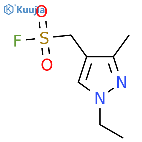 (1-ethyl-3-methyl-1H-pyrazol-4-yl)methanesulfonyl fluoride structure