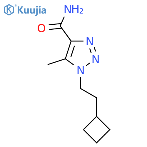 1-(2-cyclobutylethyl)-5-methyl-1H-1,2,3-triazole-4-carboxamide structure