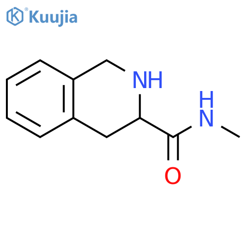 N-methyl-1,2,3,4-tetrahydroisoquinoline-3-carboxamide structure