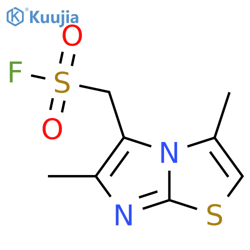 {3,6-dimethylimidazo2,1-b1,3thiazol-5-yl}methanesulfonyl fluoride structure