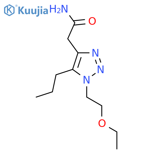 2-1-(2-ethoxyethyl)-5-propyl-1H-1,2,3-triazol-4-ylacetamide structure