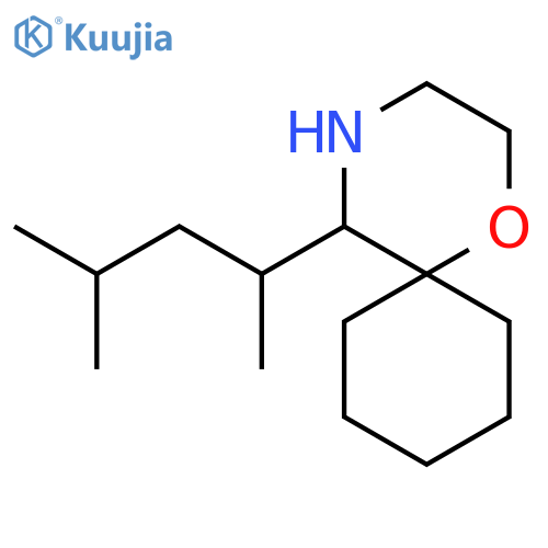 5-(4-methylpentan-2-yl)-1-oxa-4-azaspiro5.5undecane structure