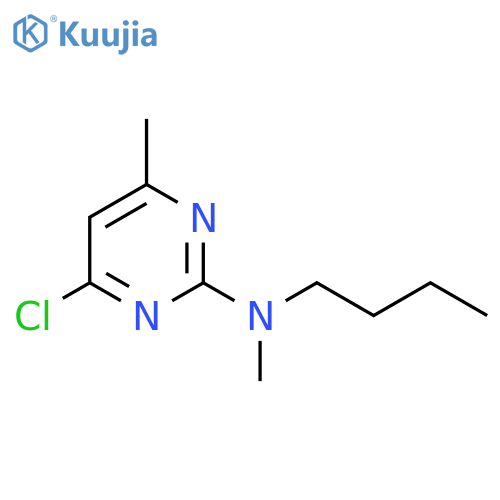 N-butyl-4-chloro-N,6-dimethylpyrimidin-2-amine structure