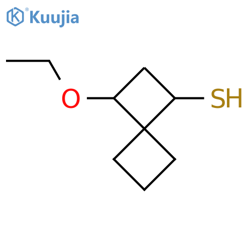 3-ethoxyspiro3.3heptane-1-thiol structure
