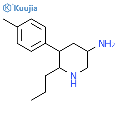 5-(4-methylphenyl)-6-propylpiperidin-3-amine structure
