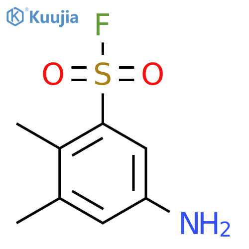 5-amino-2,3-dimethylbenzene-1-sulfonyl fluoride structure