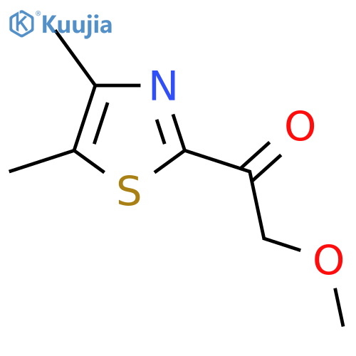 1-(dimethyl-1,3-thiazol-2-yl)-2-methoxyethan-1-one structure