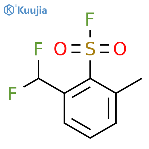 2-(difluoromethyl)-6-methylbenzene-1-sulfonyl fluoride structure