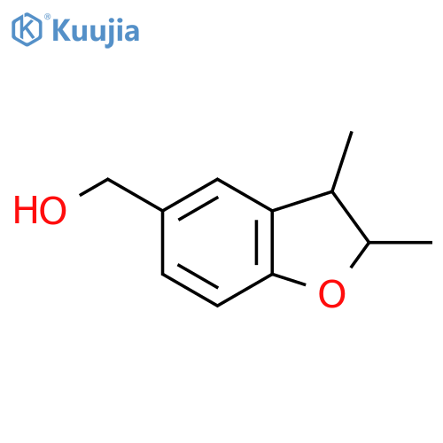 (2,3-dimethyl-2,3-dihydro-1-benzofuran-5-yl)methanol structure