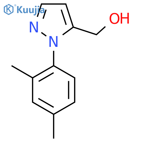 1-(2,4-dimethylphenyl)-1H-pyrazol-5-ylmethanol structure