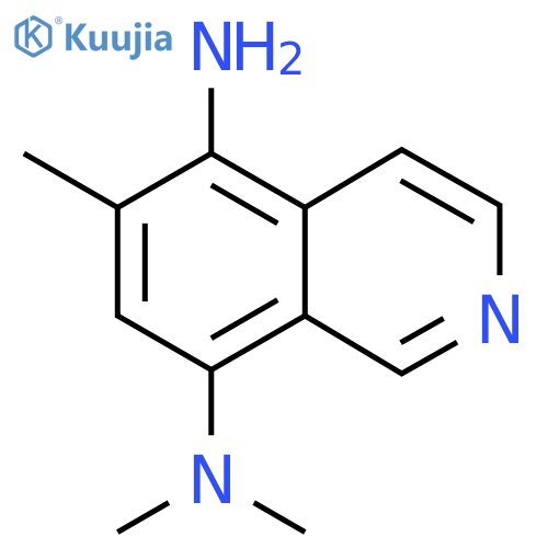 6-N,8-N,8-trimethylisoquinoline-5,8-diamine structure