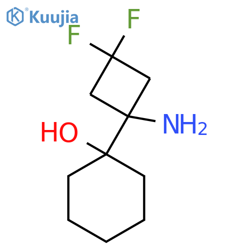 1-(1-Amino-3,3-difluorocyclobutyl)cyclohexan-1-ol structure