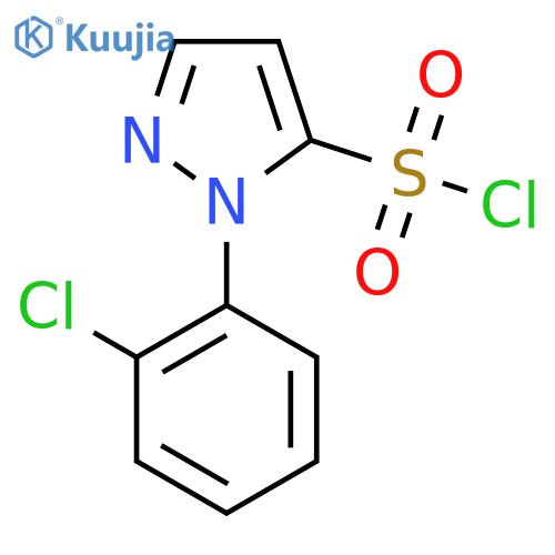 1-(2-chlorophenyl)-1H-pyrazole-5-sulfonyl chloride structure