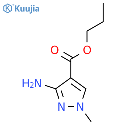 propyl 3-amino-1-methyl-1H-pyrazole-4-carboxylate structure