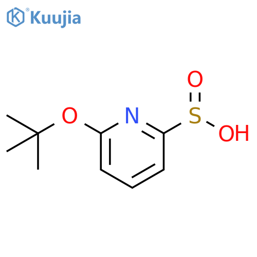 2-Pyridinesulfinic acid, 6-(1,1-dimethylethoxy)- structure