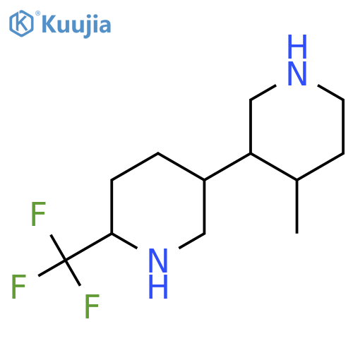 4-methyl-3-6-(trifluoromethyl)piperidin-3-ylpiperidine structure