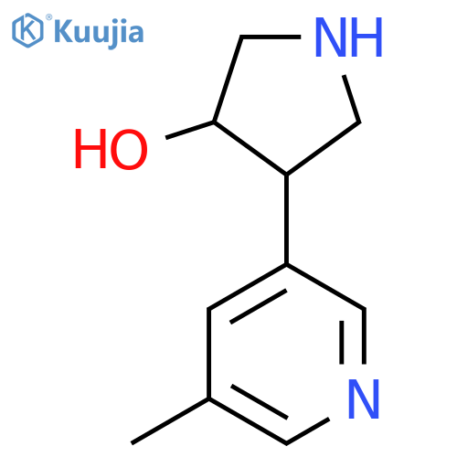 4-(5-Methylpyridin-3-yl)pyrrolidin-3-ol structure