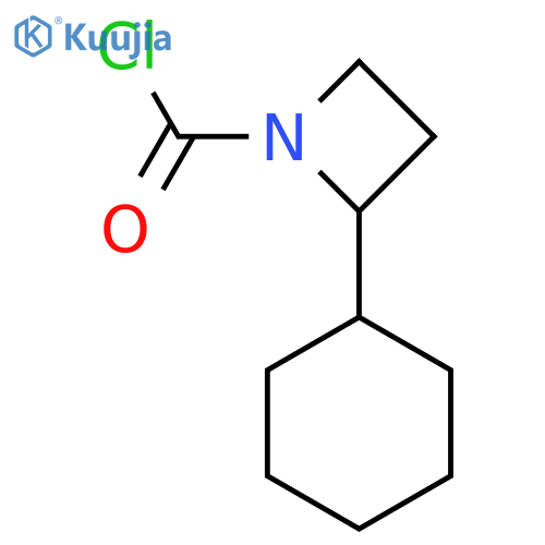 2-cyclohexylazetidine-1-carbonyl chloride structure