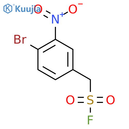 (4-Bromo-3-nitrophenyl)methanesulfonyl fluoride structure