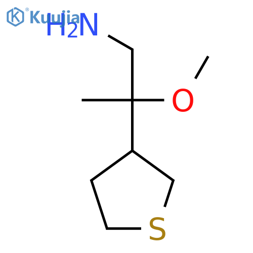 2-methoxy-2-(thiolan-3-yl)propan-1-amine structure