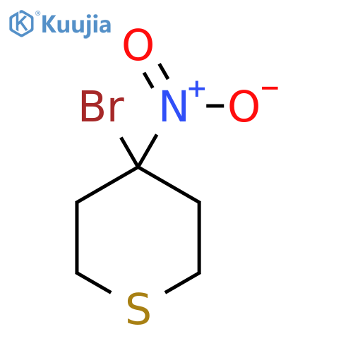 4-bromo-4-nitrothiane structure