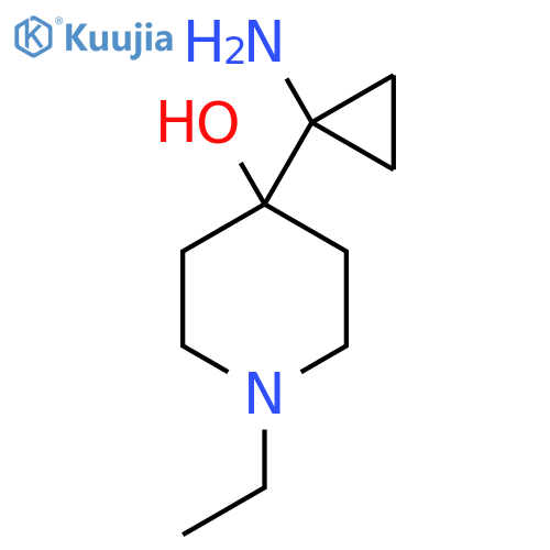 4-(1-Aminocyclopropyl)-1-ethylpiperidin-4-ol structure