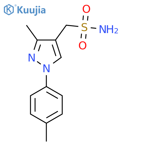 3-methyl-1-(4-methylphenyl)-1H-pyrazol-4-ylmethanesulfonamide structure